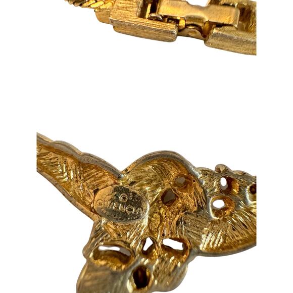 Givenchy Rhinestone Cluster Collar Necklace - Vintage - Picture 2 of 11